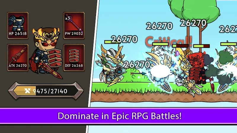 Knight Hero 2 Revenge idle RPG screenshot 5
