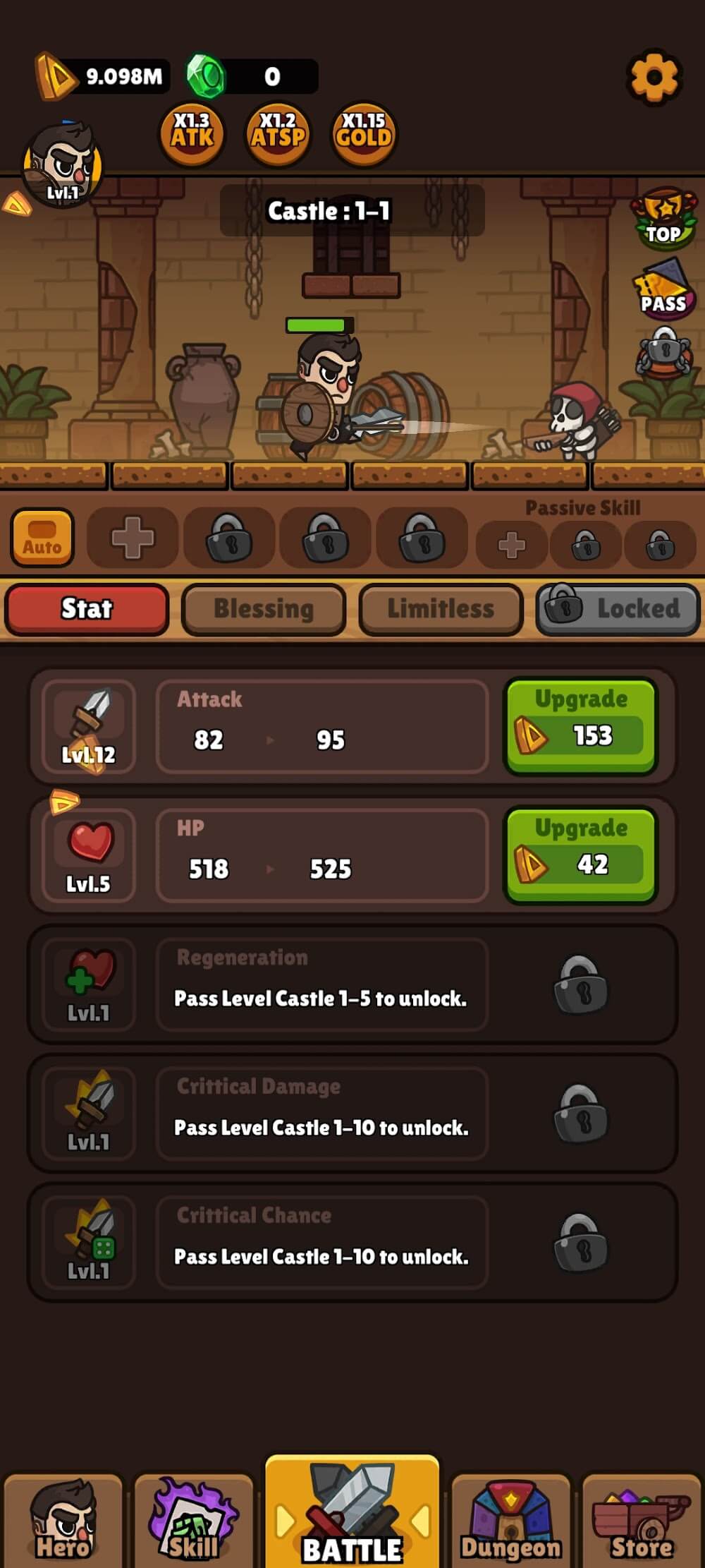 Idle RPG Adventure Hero screenshot 4