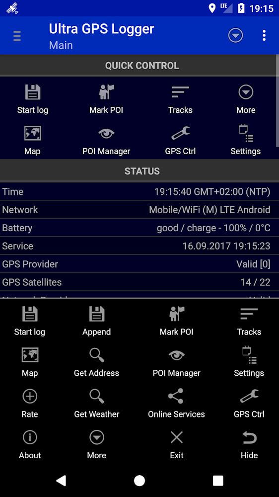 Ultra GPS Logger screenshot 3