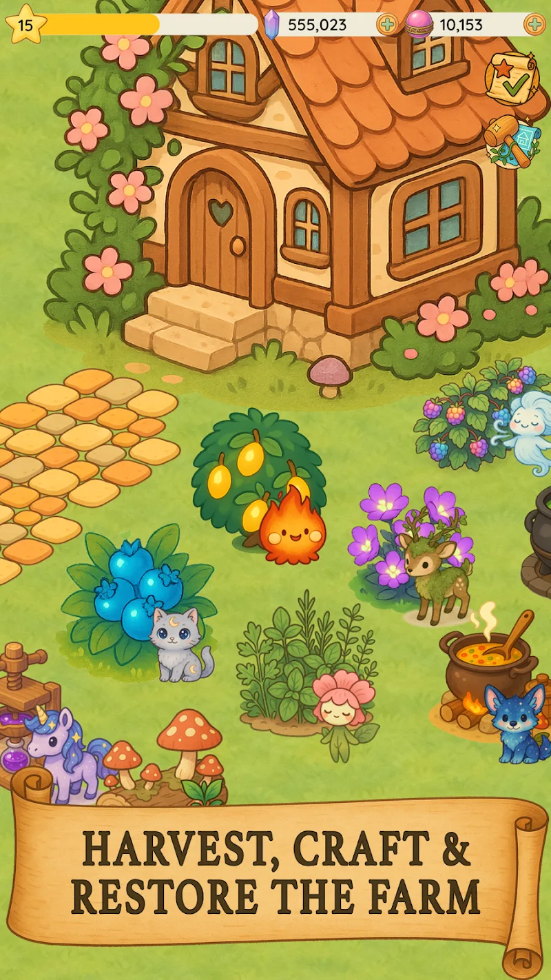 Evergrove Idle: Grow Magic screenshot 2