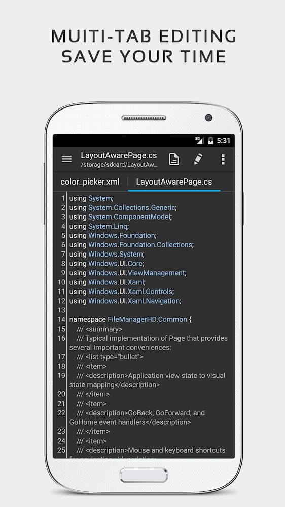 QuickEdit Text Editor Pro screenshot 5