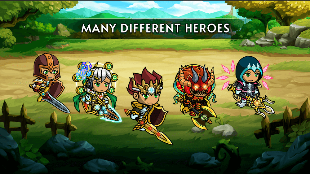 Idle Heroes - AFK 2D screenshot 2