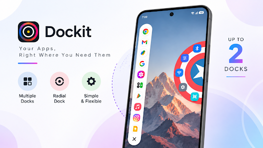 Dockit - Edge Launcher screenshot 3