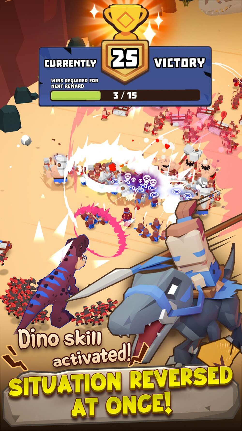Dino Clash: Tribal War gameplay snapshot 3
