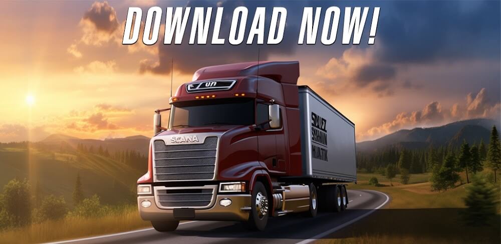 Truck Simulator: Euro Sim 23 screenshot 1