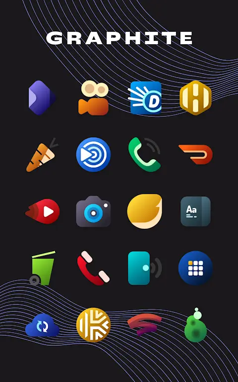 Graphite Icon Pack screenshot 7