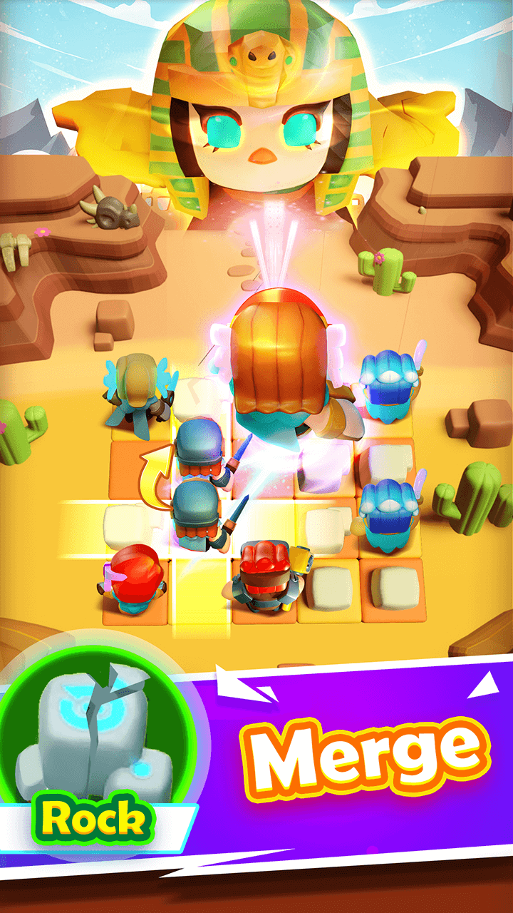 Merge War - Army Draft Battler screenshot 3
