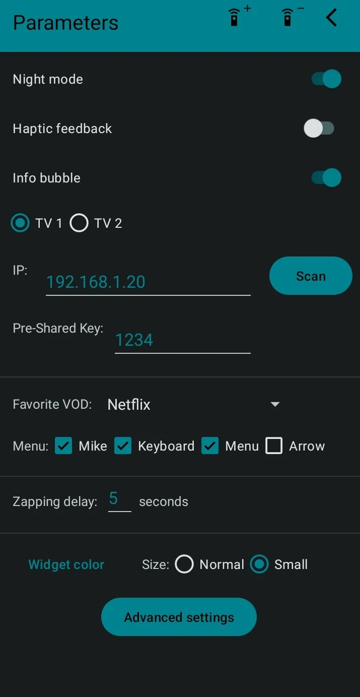 Smart TV remote screenshot 3