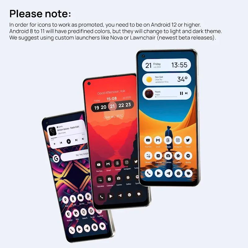 Lena Adaptive: Icon Pack screenshot 6