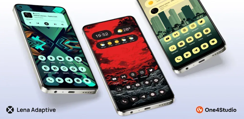 Lena Adaptive: Icon Pack screenshot 1
