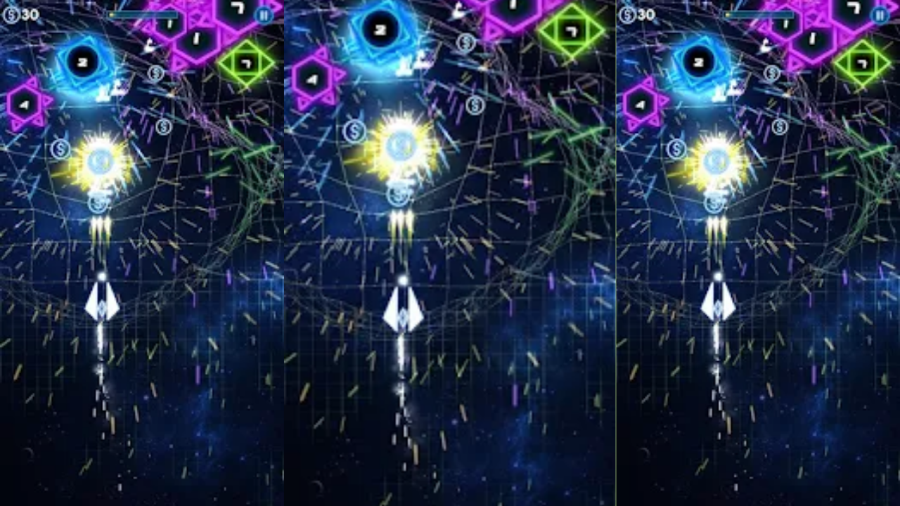 Neon War - Geometry Shooter screenshot 1