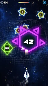 Neon War - Geometry Shooter screenshot 3