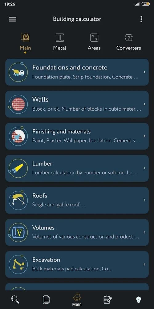 Construction Calculator screenshot 2