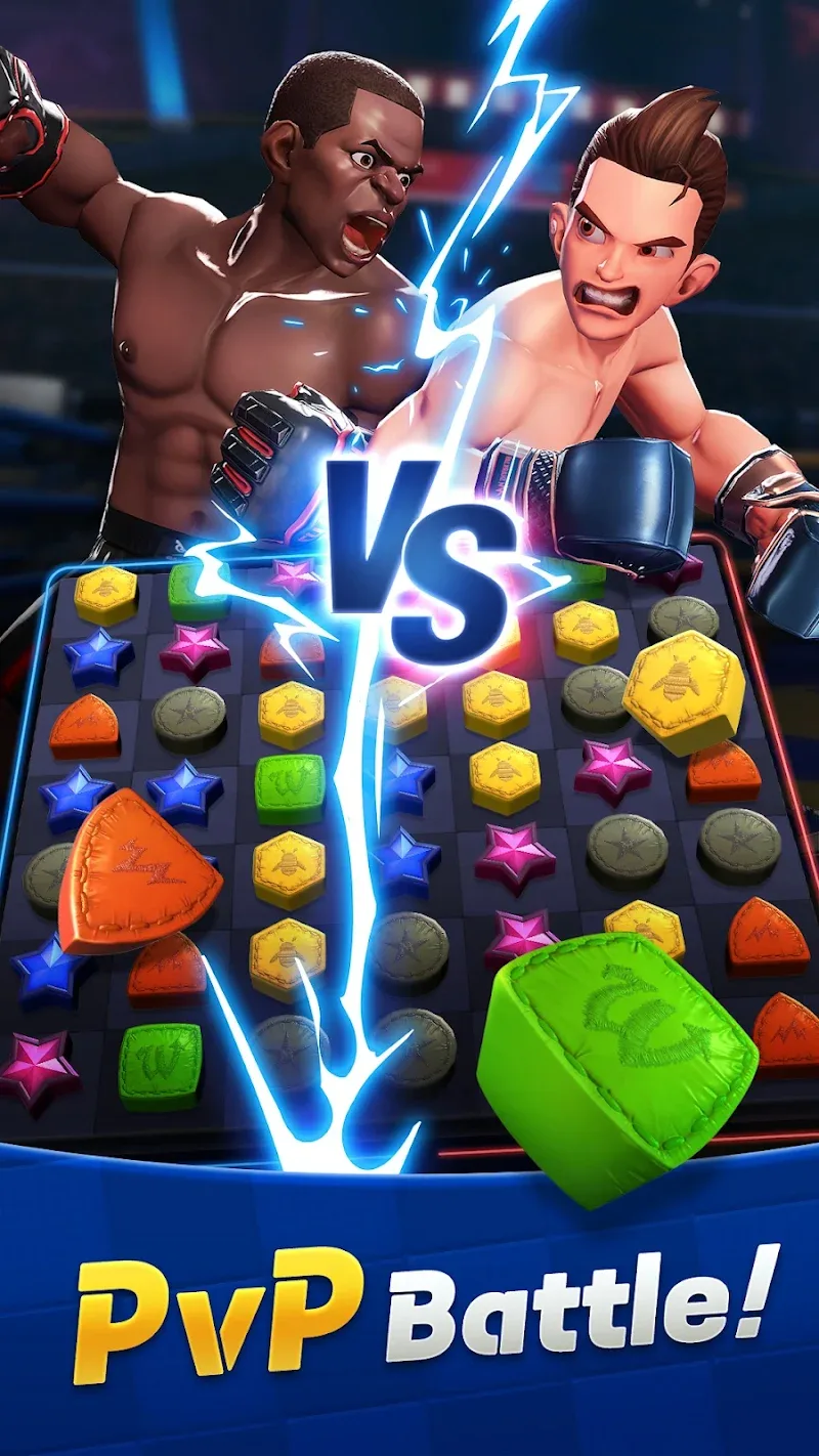 Boxing Star - PvP Match 3 gameplay preview 2