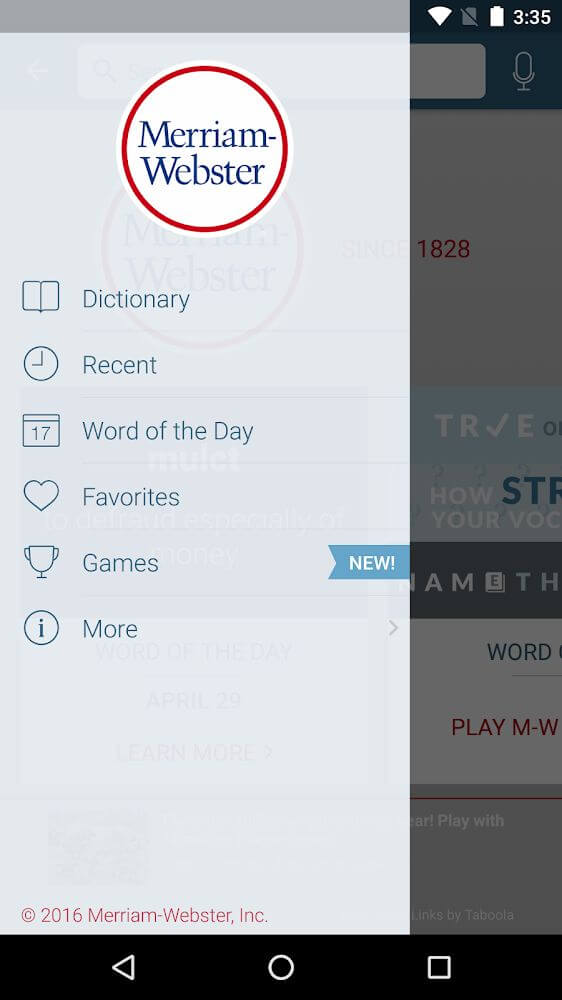 Merriam-Webster Dictionary screenshot 3