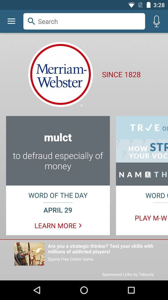 Merriam-Webster Dictionary screenshot 2