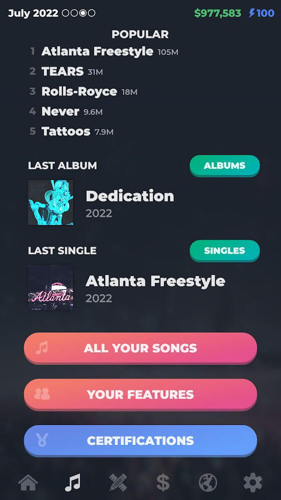 RAPSTAR - Rapper Simulator screenshot 5