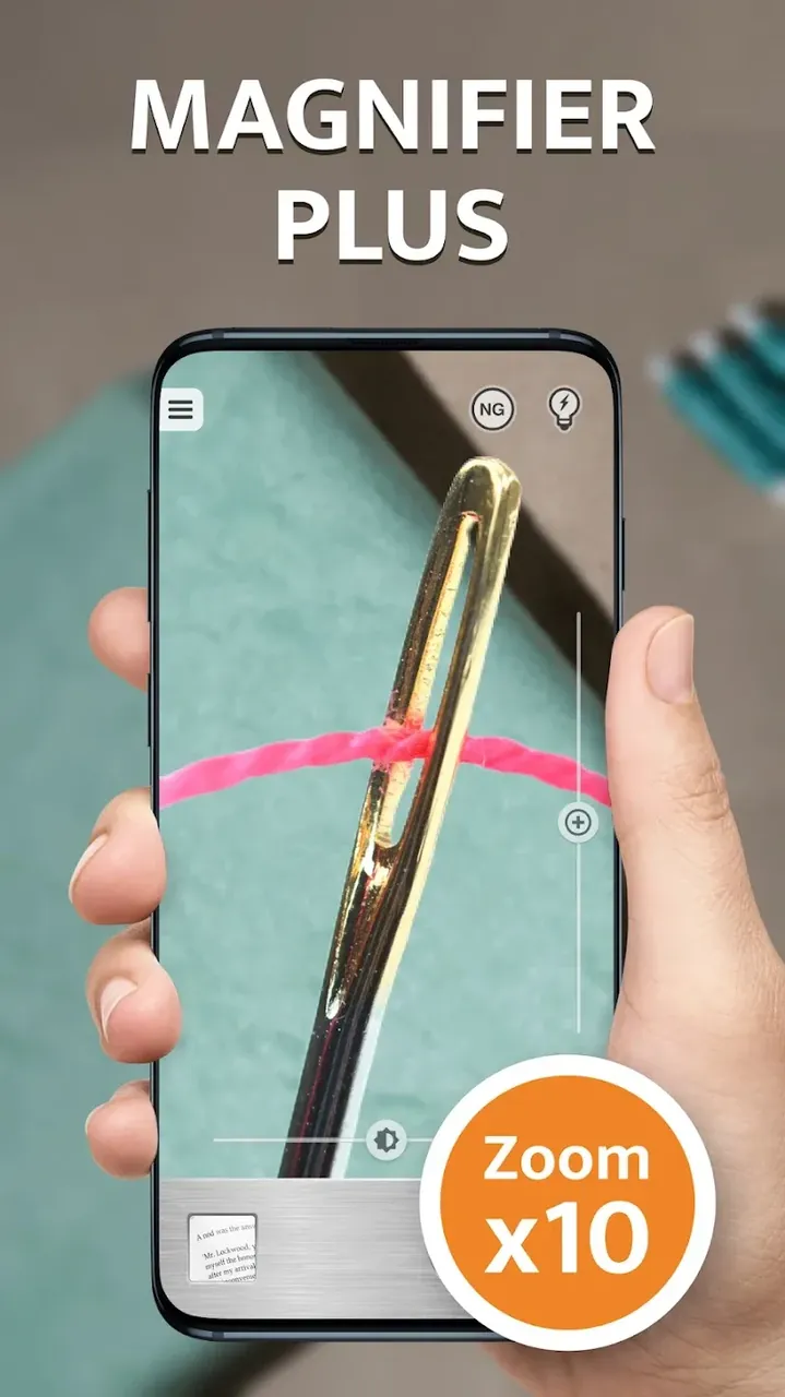Magnifier Plus with Flashlight screenshot 2