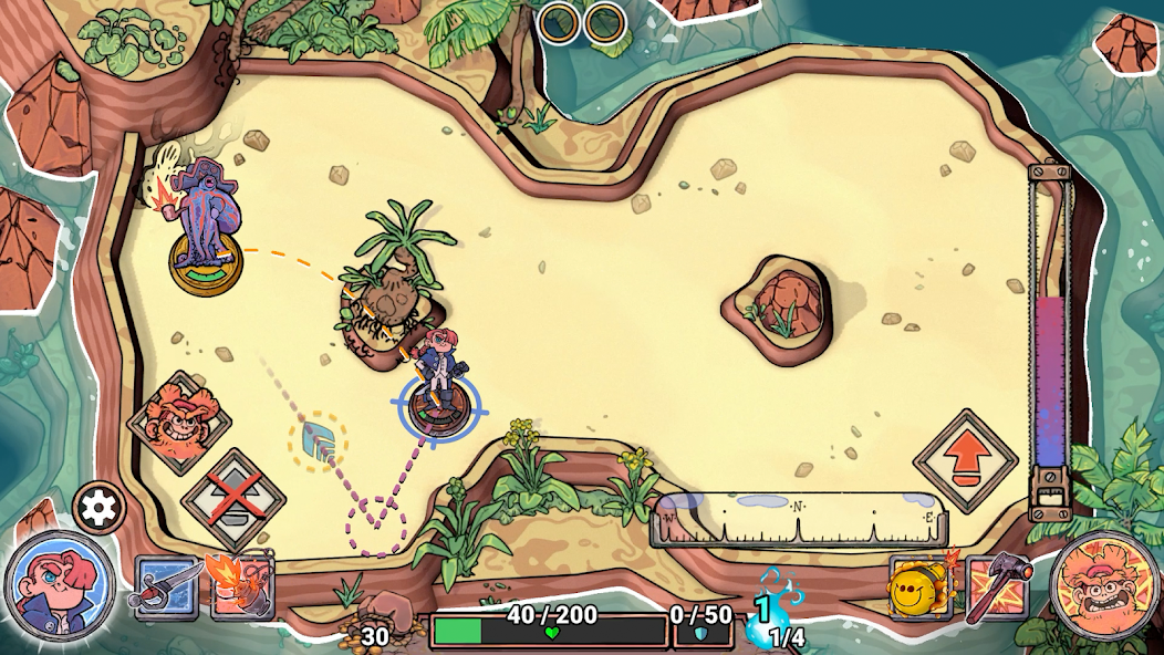 Flick Shot Rogues screenshot 1