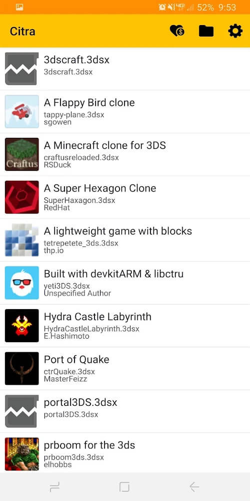 Citra Emulator screenshot 2