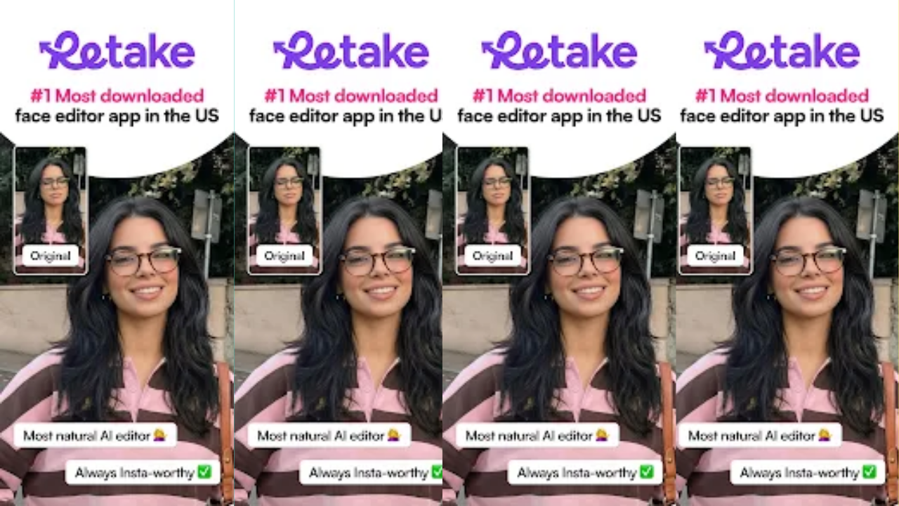 Retake AI: Face & Photo Editor screenshot 1