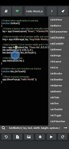 DroidScript - JavaScript IDE screenshot 5