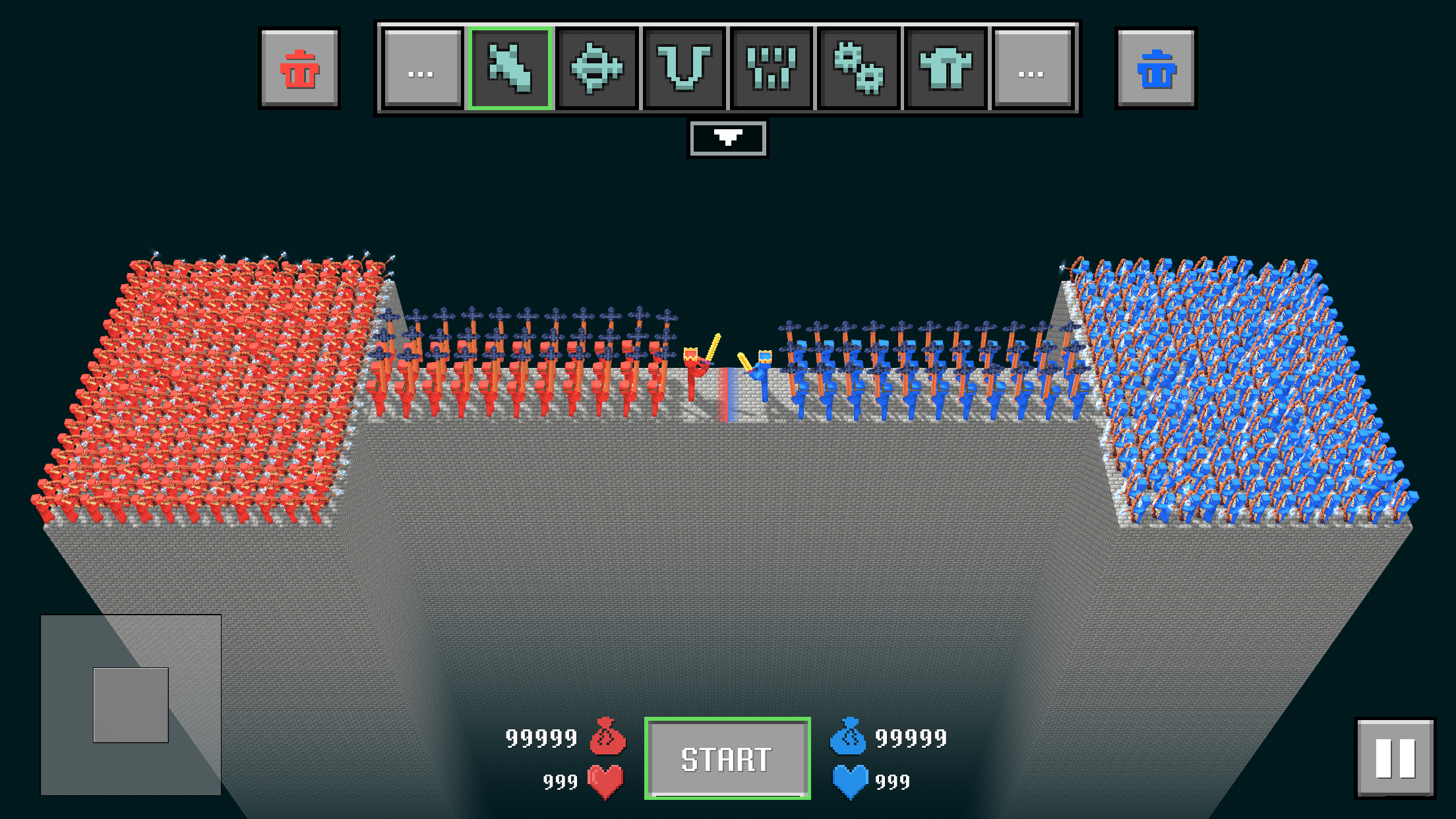 Blocky Ragdoll Battle screenshot 1