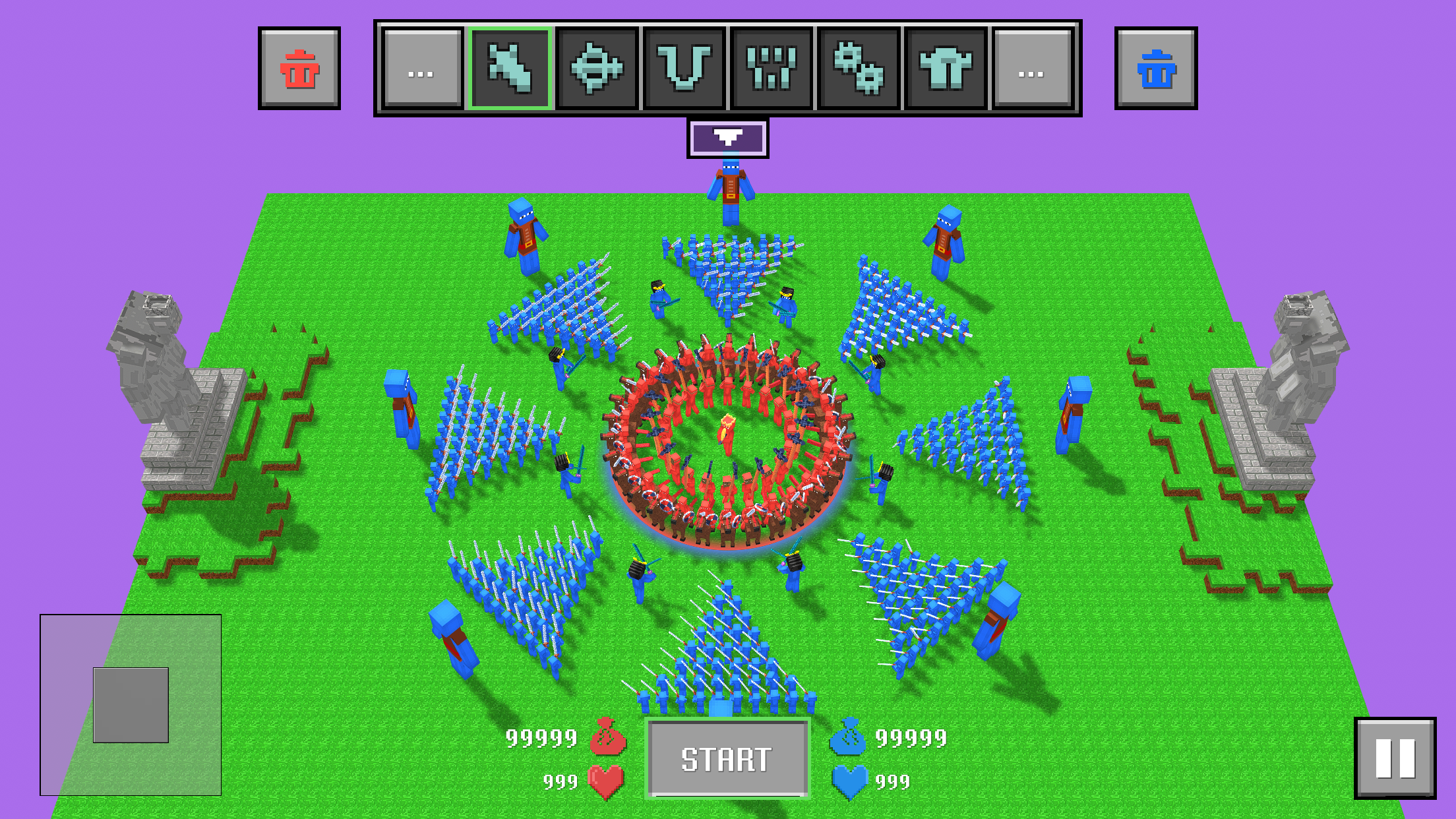 Blocky Ragdoll Battle screenshot 4