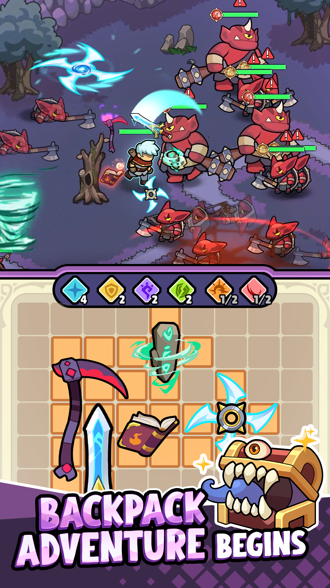 Backpack Legends Adventure RPG screenshot 5