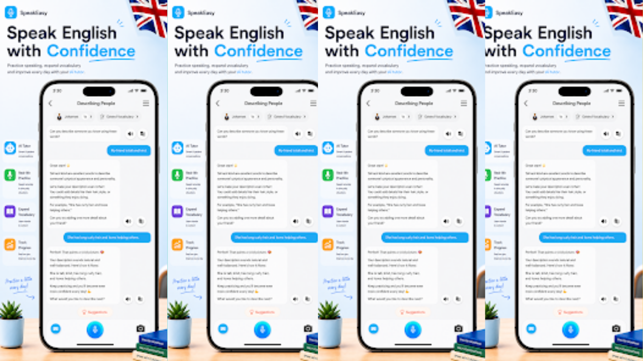 SpeakEasy: Learn English - AI screenshot 1