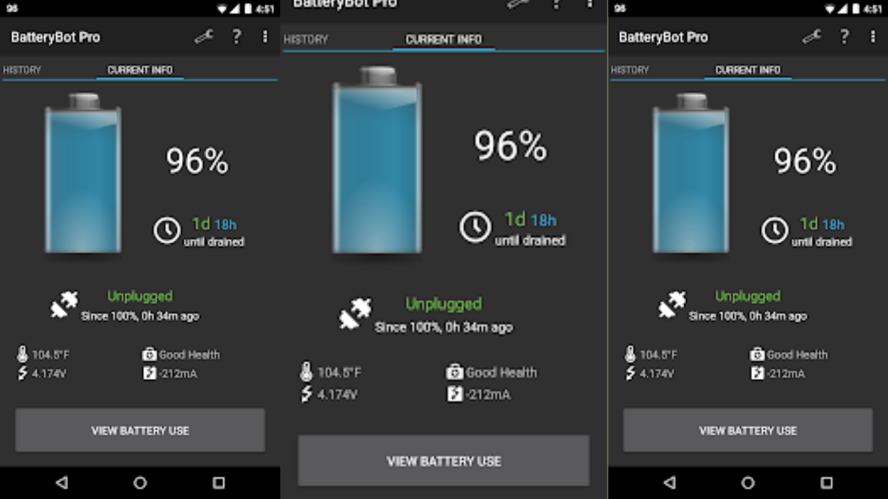 BatteryBot Pro screenshot 1