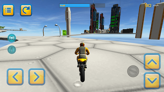 Future City Motorbike Drive screenshot 3