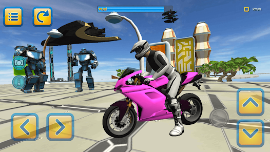 Future City Motorbike Drive screenshot 1