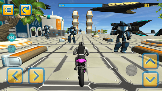 Future City Motorbike Drive screenshot 4