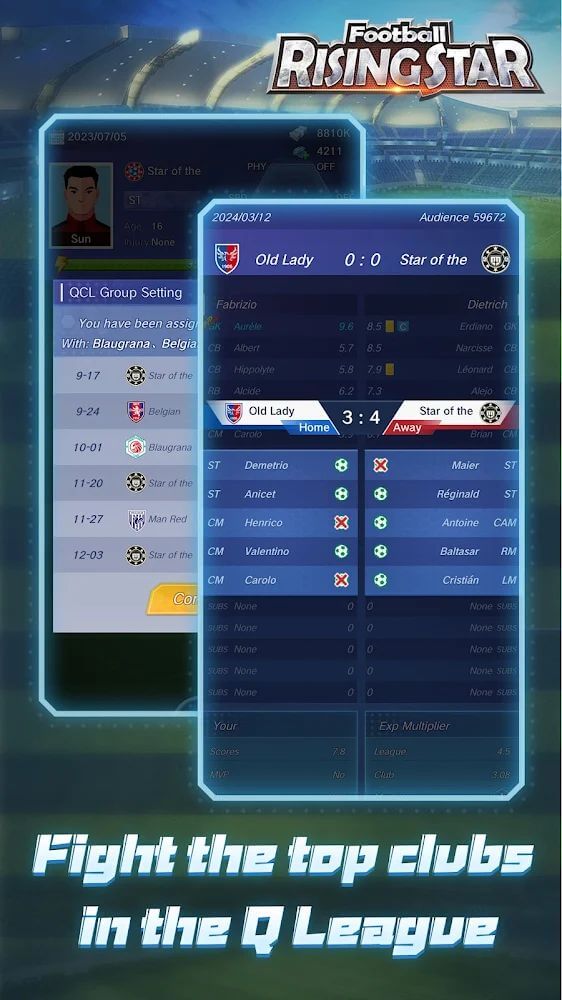 Football Rising Star screenshot 2