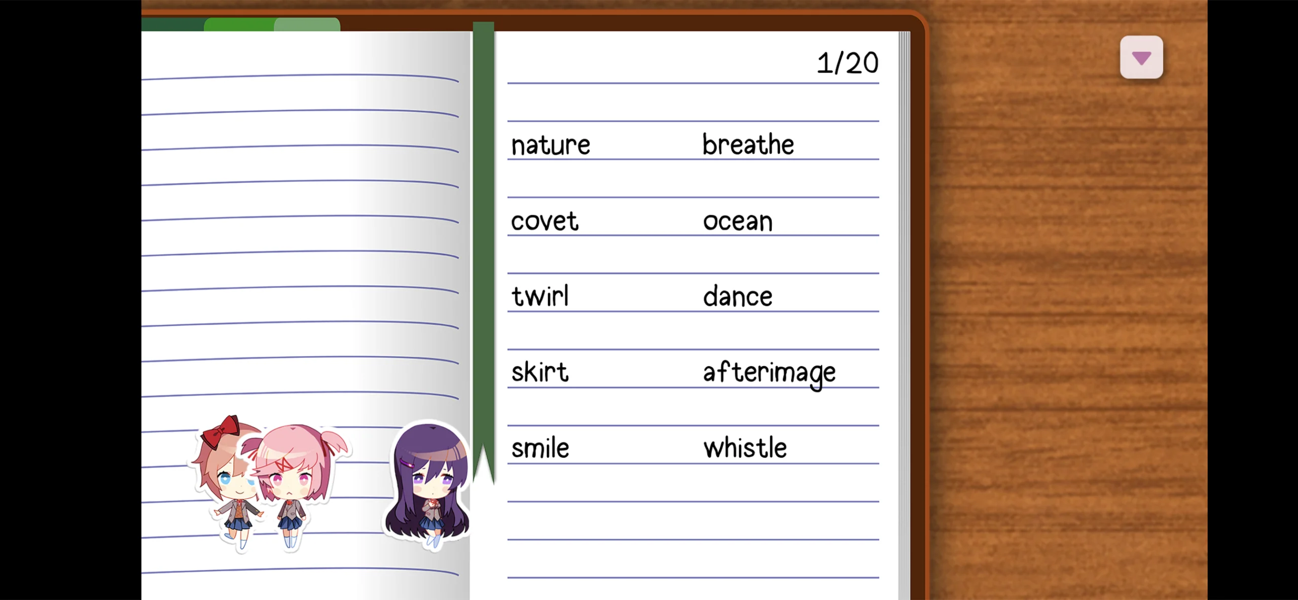 Doki Doki Literature Club! gameplay screenshot 1