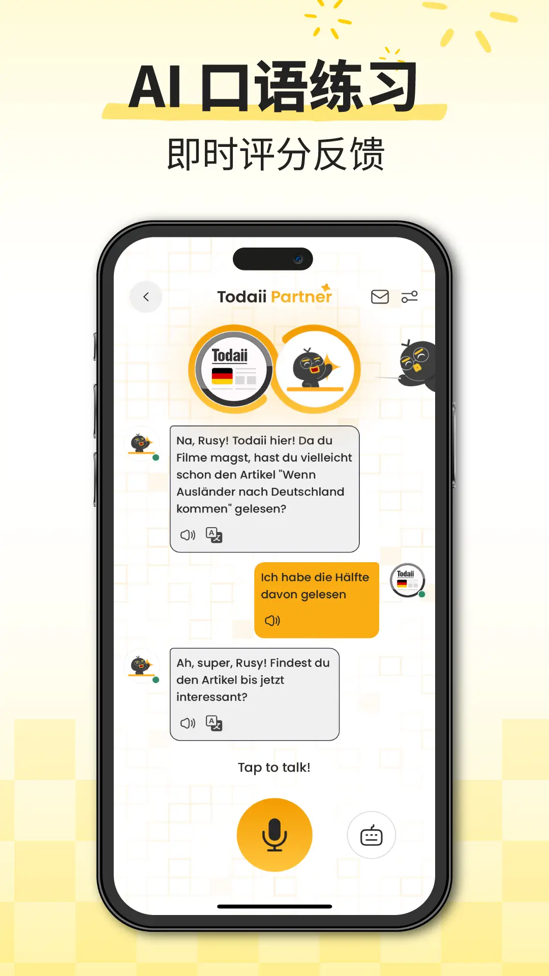 Todaii: Learn German A1–C1 Screenshot 3
