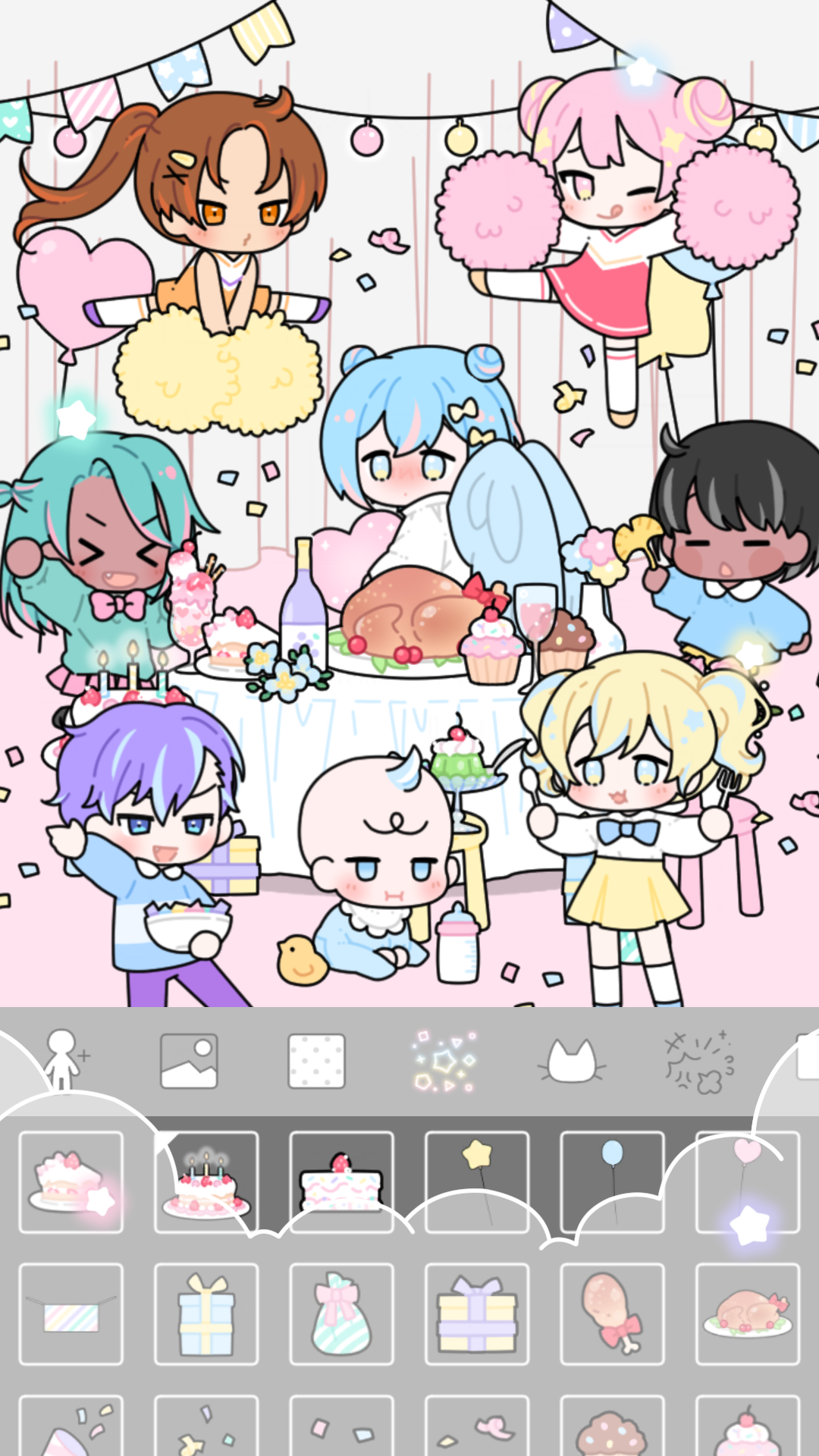 Pastel Party: Dress Up Game screenshot 1