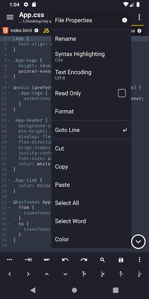 Acode - Powerful Code Editor screenshot 3