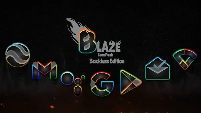 Blaze Backless Icon Pack screenshot 2