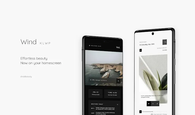 Wind KLWP preview screenshot 2