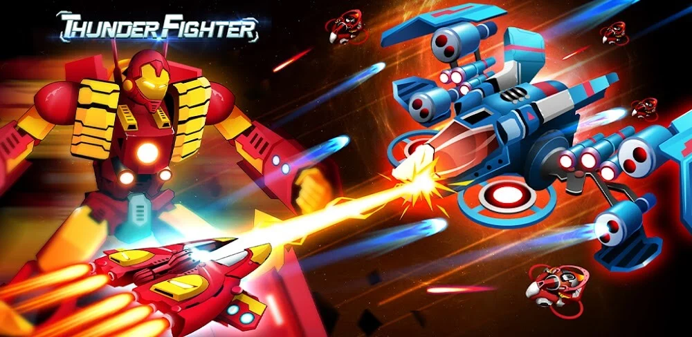 Thunder Fighter Superhero gameplay snapshot 1