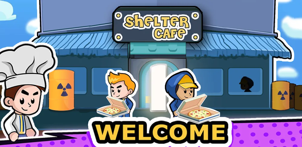 Idle Food Shelter Cafe Tycoon Screenshot 1