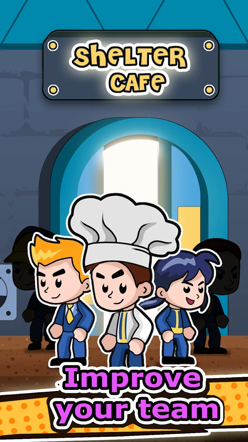 Idle Food Shelter Cafe Tycoon Screenshot 2