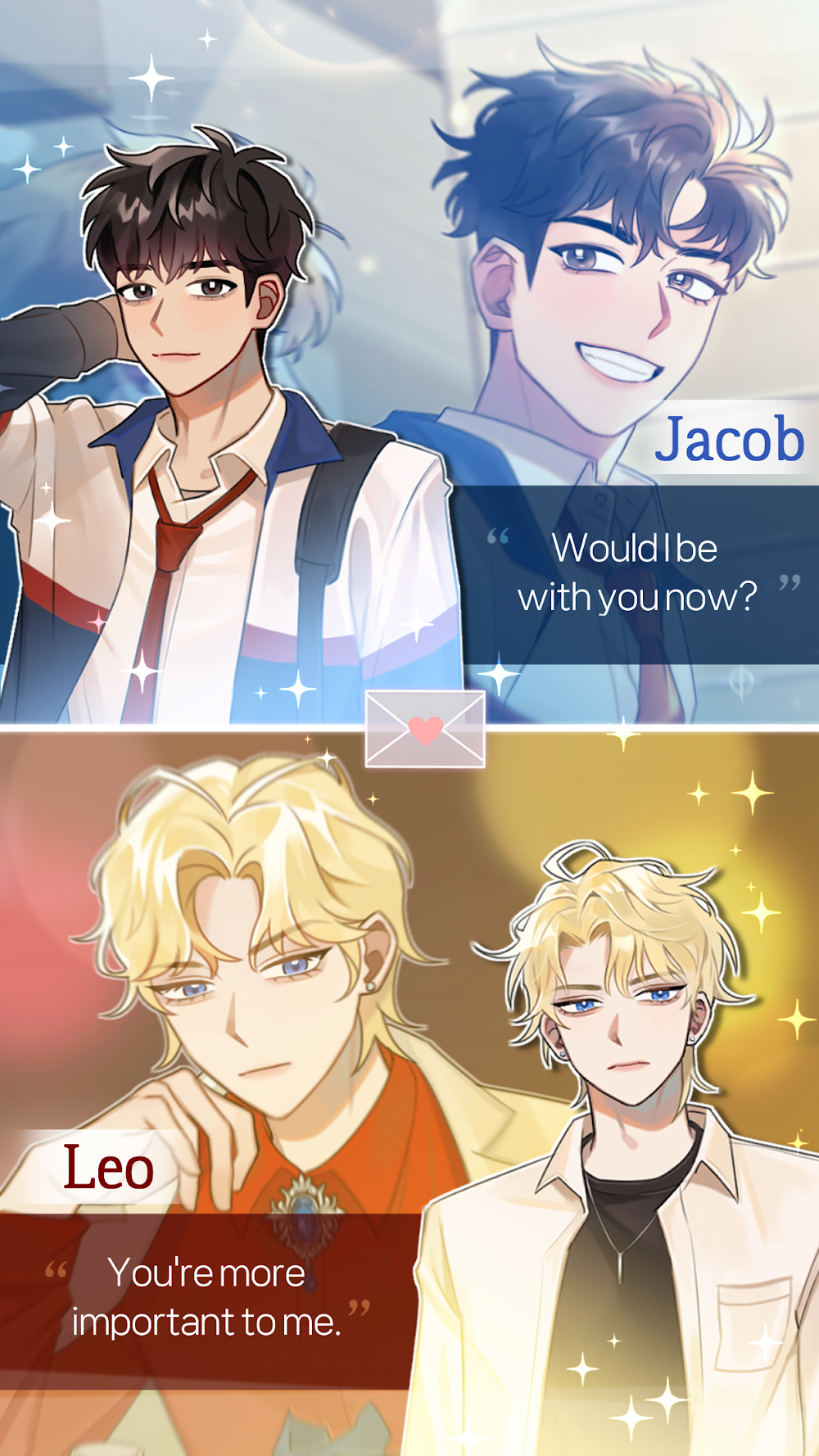 Love Traveler: BL Visual Novel gameplay screenshot 4