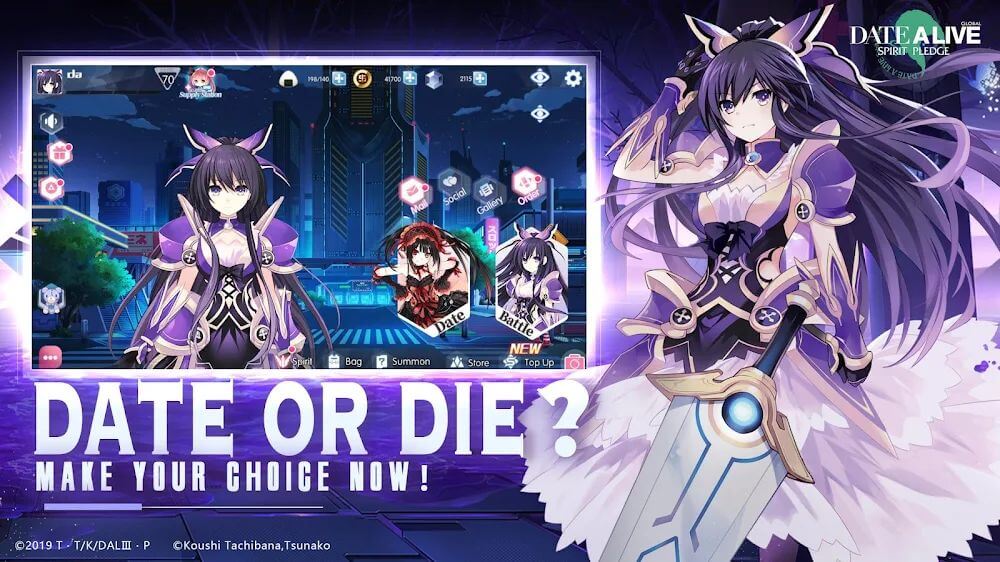 Date A Live: Spirit Pledge HD screenshot 4