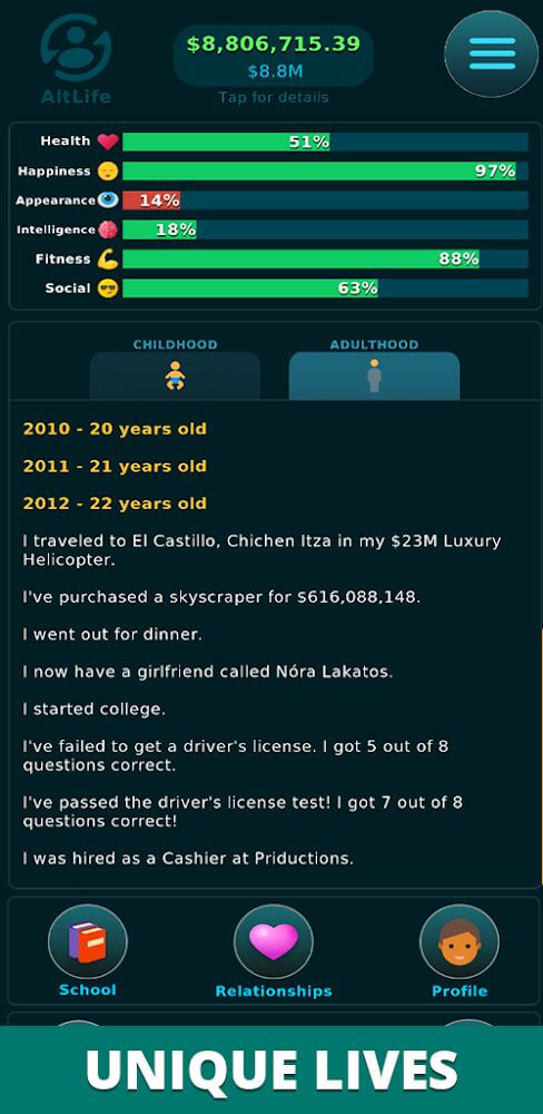 AltLife - Life Simulator screenshot 2