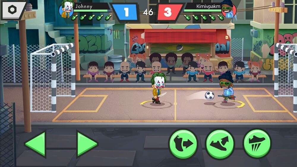 Third screenshot of Street Football (Head Strike)