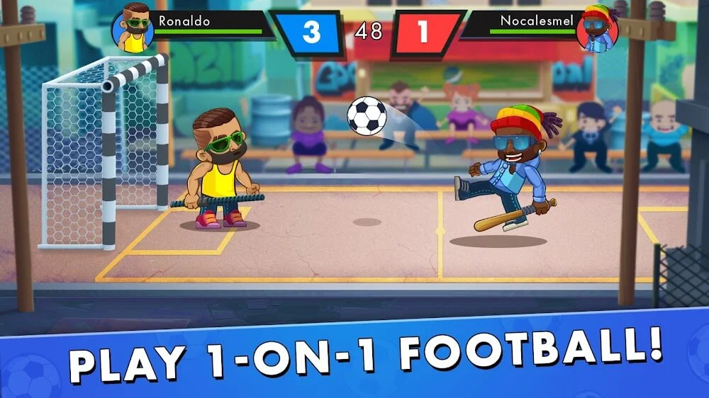Second screenshot of Street Football (Head Strike)