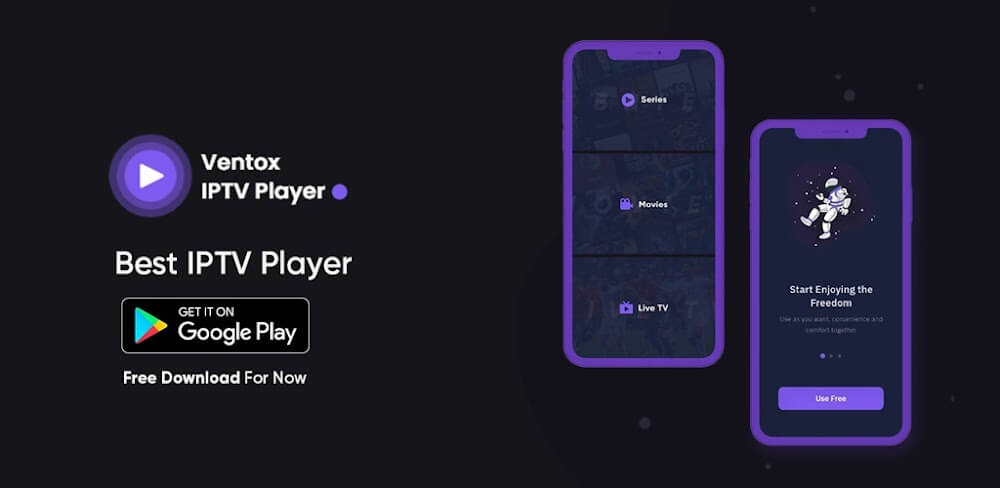 VentoX IPTV Player screenshot 1